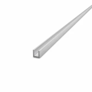 Aluminium U-profiel 10×10×1,5 mm – C/U-profiel, lengte 2000 mm, EN AW-6060