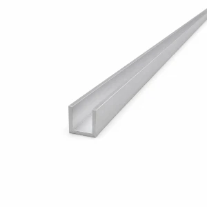 Aluminium U-profiel 18×18×2 mm – C/U profiel EN AW-6060 lengte 2000 mm