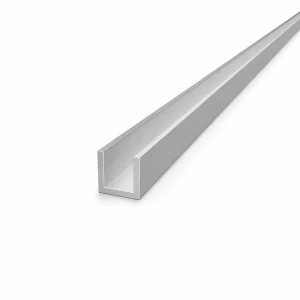Aluminium U-profiel 20×20×2 mm – C/U profiel lengte 2000 mm