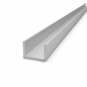 Aluminium U-profiel 40×25×3 mm – open C/U-profiel, lengte 2000 mm
