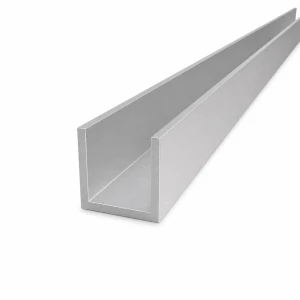 Aluminium C-profiel 40×40×4 mm EN AW-6060 – C/U-profiel, lengte 2000 mm