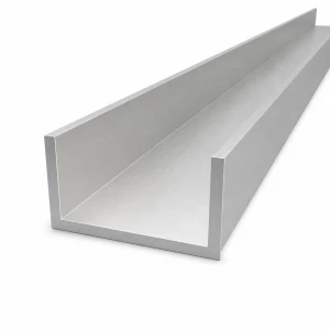 Aluminium U-profiel 80×40×5 mm – C/U-profiel EN AW-6060, lengte 2000 mm