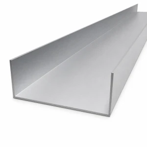 Aluminium U-profiel EN AW-6060 profiel C/U 103,6×38×1,8 mm – lengte 2000 mm