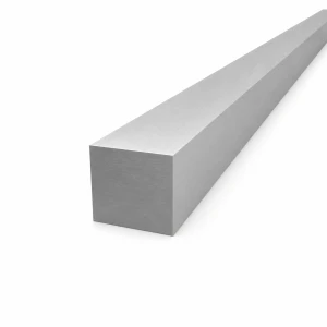 Vierkante massieve aluminium staaf 35×35 mm EN AW-6060, L=2000 mm