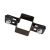 Tussenbeugel voor hekpanelen 60x40 brons GPV-700-05 (2)
