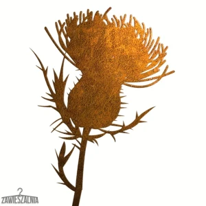 Zawieszalnia – tuindecoratie Distelbloem van Corten staal XL 14×98 cm