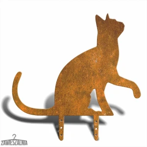 Tuinscharenschildpad vogelafschrikker Kat Pootje L 41×42 cm – metalen decoratie en vogelafweer