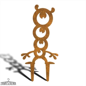 Zawieszalnia tuinornament Potvorny Potwór Rebis L – Corten decoratie 20×41 cm