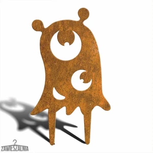 Jetu tuindecoratie Monster – cortenstalen decoratie M 22×38 cm