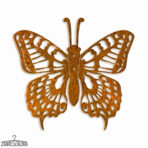 Zawieszalnia – 3D wanddecoratie Vlinder Koninginnenpage M 31×29 cm cortenstaal