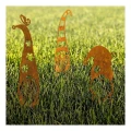 Tuindecoratie Kabouter Vrolijk L 21×41 cm – cortenstaal met natuurlijke patina 1008-1465-2 (2)