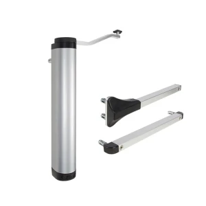 Locinox Lion – compacte hydraulische zelfsluiter voor poorten zilver