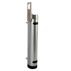 Locinox Rhino – hydraulische zelfsluiter voor poorten 180° met sluitregeling, zilver