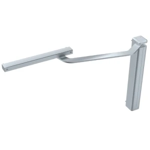 ASSA ABLOY zelfsluiter voor poortjes met glijrail CAM-MOTION – rechts, zilver