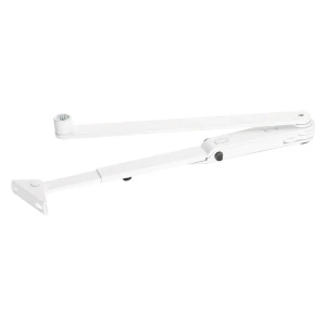 GEZE arm voor deurdranger TS 4000/2000 met mechanische vergrendeling – wit