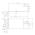 Dakhaak breed 300mm voor schuine daken - Roestvrij Staal (Beverstaart) PV-08-27 (1)