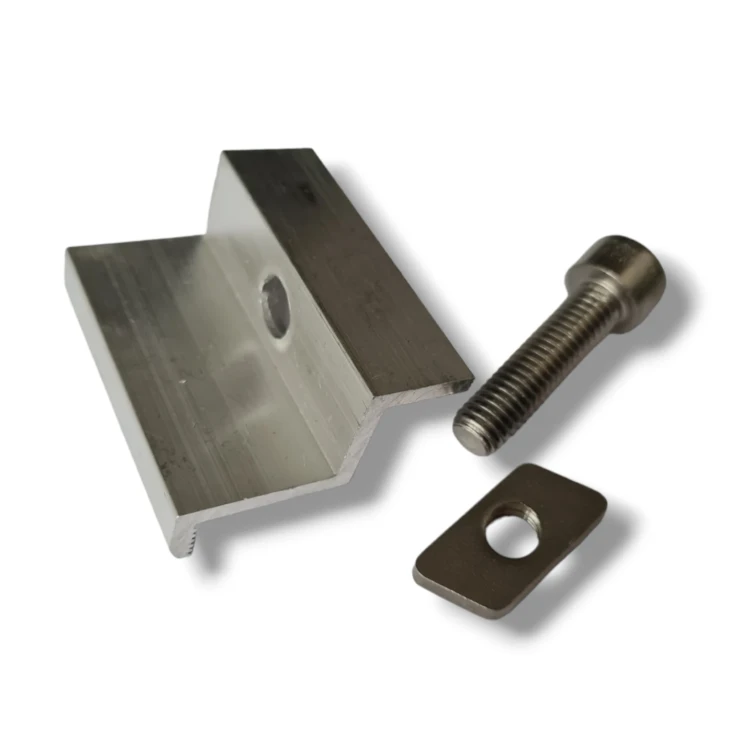 Eindklem 35mm met schroef en inzetstuk PV-03-24 (1)