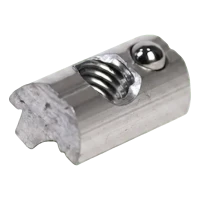 Schuifmoer M8 met veerkogel voor PV-profiel – aluminium 6060
