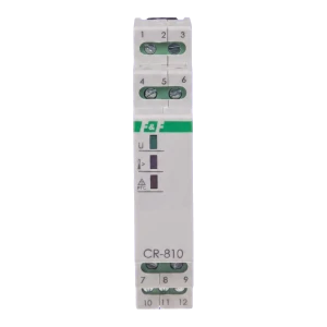F&F CR-810DUO – PTC-weerstandsrelais voor thermische beveiliging van motoren en transformatoren