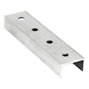 Verbindingsstuk voor PV-montageprofiel aluminium 20 cm – U-profiel 25×45×25 mm