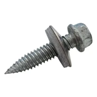 Bimetalen roestvrijstalen plaatschroef 6,0×25 mm met sluitring – montage van PV en stalen constructies