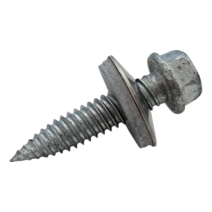 Bimetalen roestvrijstalen plaatschroef 6,0×25 mm met sluitring – montage van PV en stalen constructies