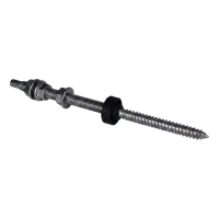 Dubbele-schroefdraadbout M10×200 A2 voor PV-adapters en driehoeken met EPDM-afdichting