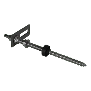 Dubbeldraadbout M10×200 met adapter 80×30 mm voor PV-montage