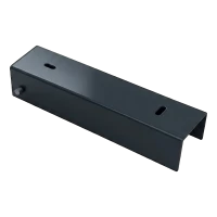 U-profiel voor schuttingplintplaat 200×50 mm staal antraciet