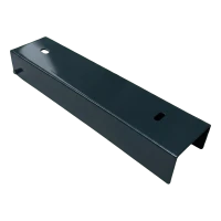 Montageprofiel voor omheiningsplint 250×55 mm – gegalvaniseerd staal, antraciet