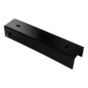 U-profiel voor tuinschermsokkel 200×50 mm zwart – stalen montagebeugel