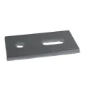 Aluminium adapter 40x80x5 PV-07-05