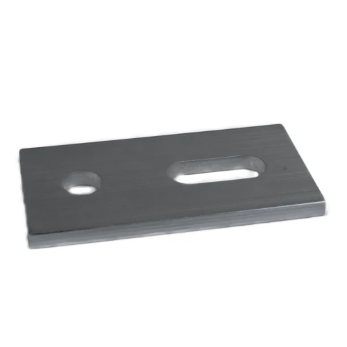 Aluminium adapter 40x80x5 PV-07-05