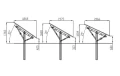 Solar KIT T1V Light grondconstructie PV voor 6 panelen GPV-T1V-L6 (2)