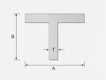 Aluminium T-profiel 30×30×3 mm – T-sectie EN AW-6060 lengte 2000 mm 001-868 (2)