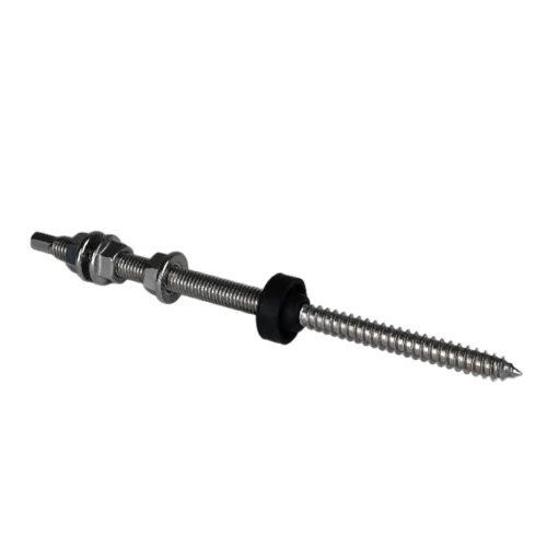 Schroef met dubbele schroefdraad voor adapters en driehoeken - M10x200 PV-06-01