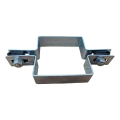 Vierkante tussenklem voor paneelomheining 100×100 mm verzinkt 001-617 (3)
