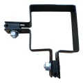 Hoekklem voor paneel 80×80 mm zwart RAL 9005 – complete montageset 001-612 (3)