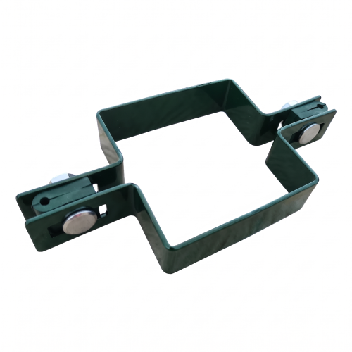 Tussenklem voor schuttingpanelen, vierkant 80×80 mm, groen RAL 6005 001-614 (1)