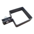 Eindklem voor schutting 80×80 mm grafiet RAL 7016 – montageset 001-619 (3)