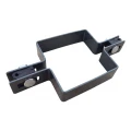 Tussenklem voor paneelomheining 80×80 mm grafiet RAL 7016 – complete set 001-611 (1)