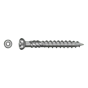 TOBSTEEL Terrasschroef Quadra-Speed ART. 9001 A2 5,0×40 mm TX25