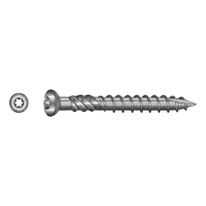 TOBSTEEL Terrasschroef Quadra-Speed ART. 9001 A2 – 5,0 x 50 mm TX25
