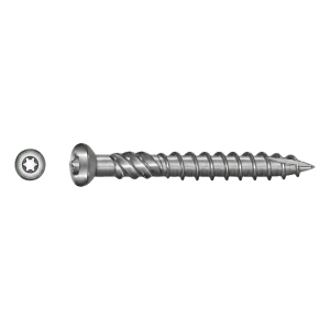 TOBSTEEL Terrasschroef Quadra-Speed ART. 9001 roestvast staal A2 5,0×80 mm TX25