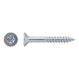 TOBSTEEL houtconstructieschroef A2 TX25 6,0×70 mm, gedeeltelijk draad – doos 100 stuks