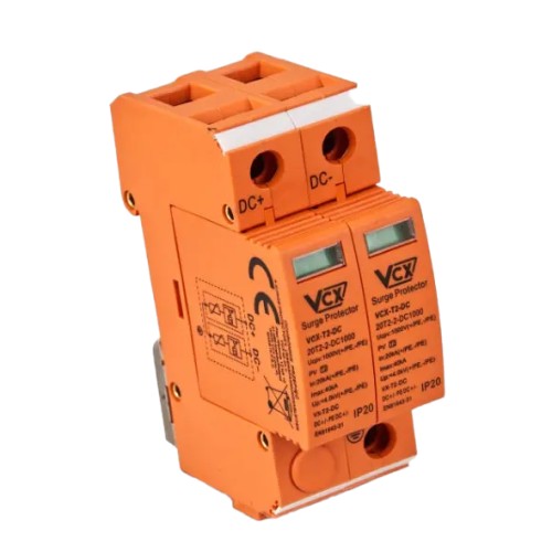 PV DC overspanningsbeveiliging Type 2 (C) 1000V 2P 20kA 4.0kV GPV-401-13
