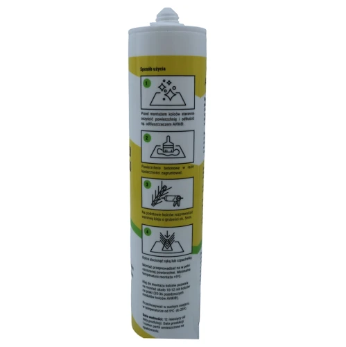 Montagelijm voor spikes transparant 310 ml PV-400-12