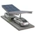 Carport Fotovoltaïsche schuur voor 2 Voertuigen T 11,4m x 3,3m Zonnecarport GPV-101-08