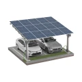 Carport Fotovoltaïsche schuur voor 2 Voertuigen L 5,7m x 5,2m Zonnecarport GPV-101-14 (2)