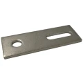 Bevestigingsadapter M12 110x40x5 Materiaal 1.4301 PV-07-06